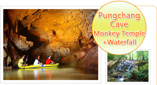 Pungchang Cave Monkey Cave Temple Water Fall